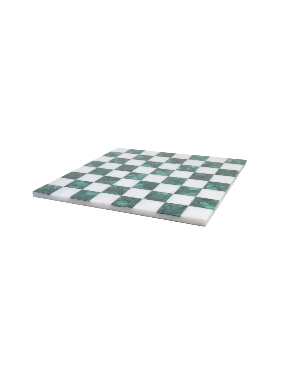 15''  Malachite Chess Board - Semi Precious Stone - Image 3