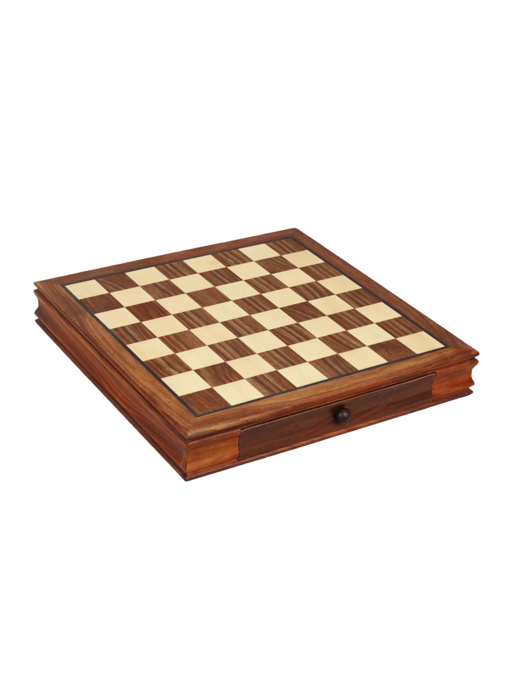 15” Luxury Golden Rosewood Chess Set - Image 5