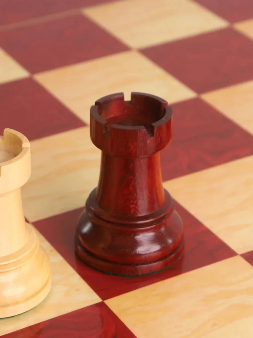 1950s' Fischer Dubrovnik Chess Pieces Only Set - Bud Rosewood & Boxwood - 3.8 " King - Image 8