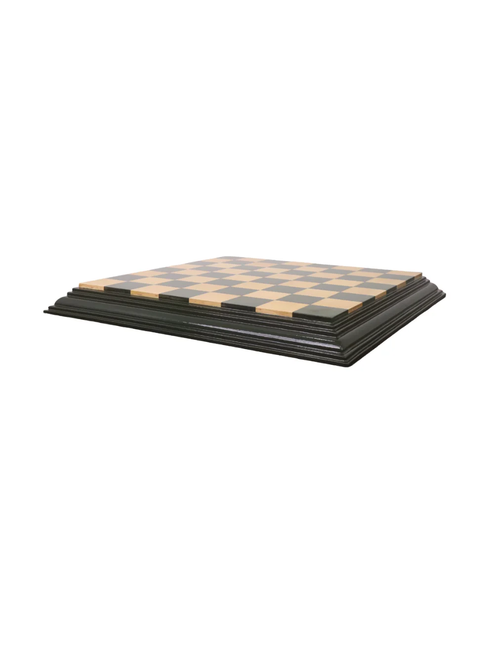 21" Green & Maple HDMR Chess Board - Decorative Edges - Image 2