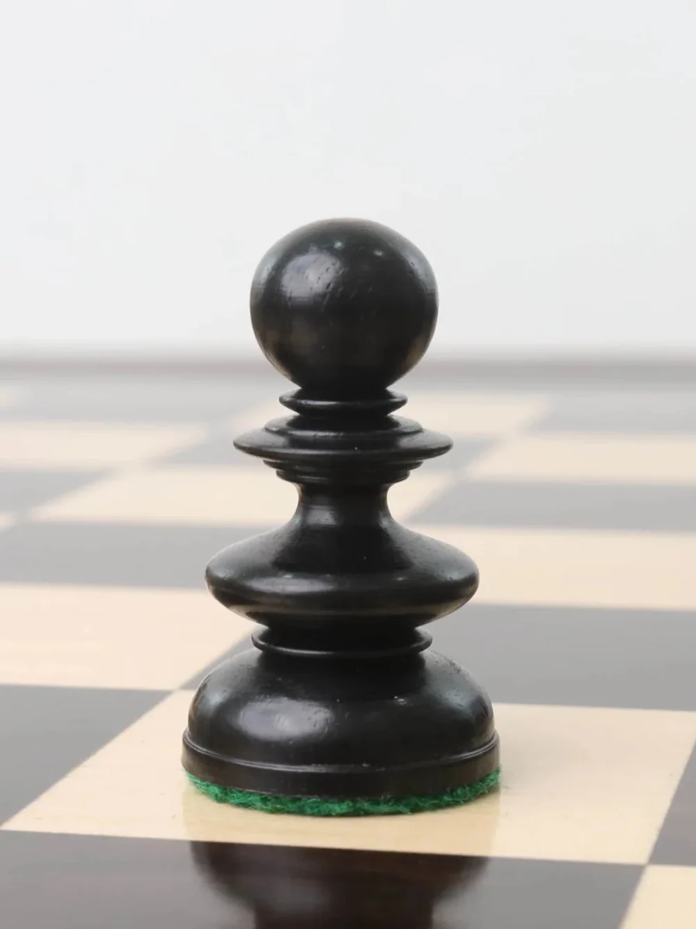 3.3" St. John Pre-Staunton Ebony Wood & Antique Calvert Chess Pieces - Image 11