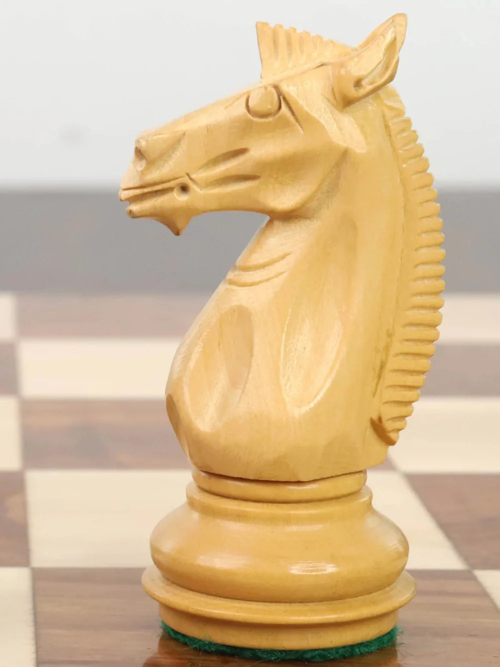3.4" Meghdoot Series Golden Rosewood Staunton Chess Pieces - Image 7