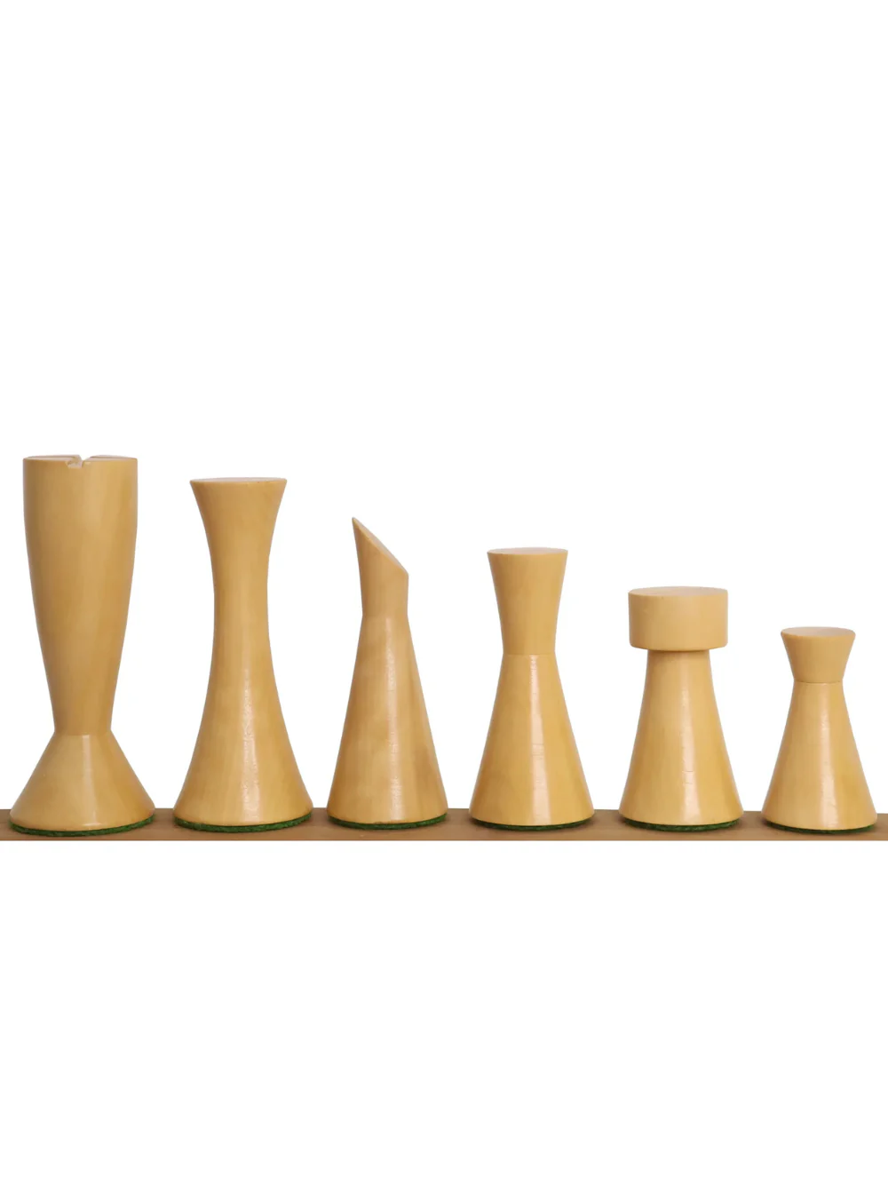 3.4" Minimalist Tower Series Weighted Chess Set - Golden Rosewood Pieces, Board & Box - Image 4
