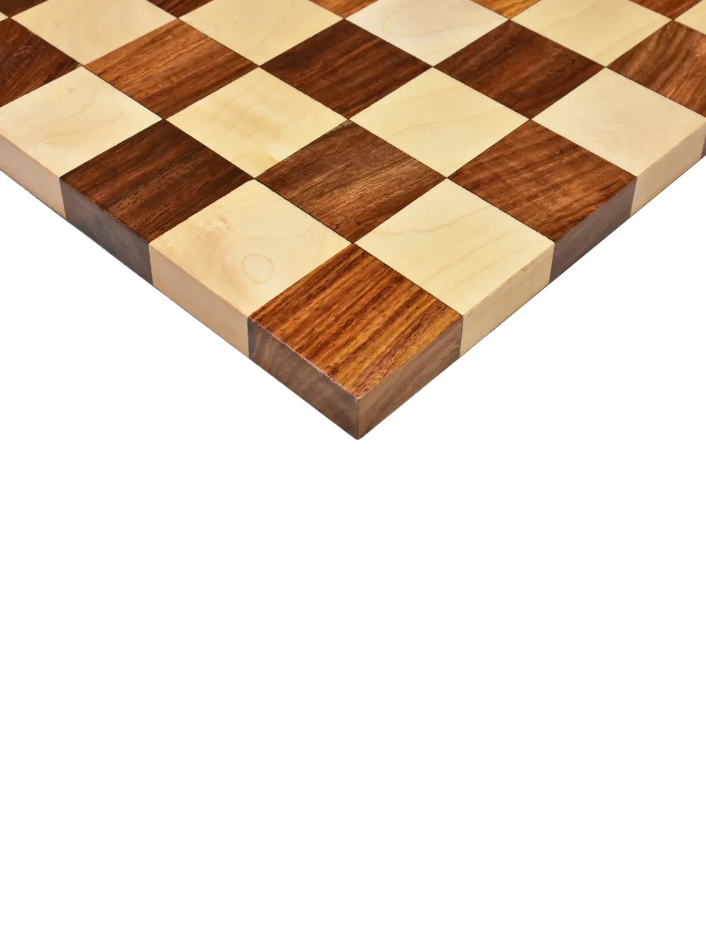 3.4" Minimalist Tower Series Weighted Chess Set - Golden Rosewood Pieces, Board & Box - Image 7