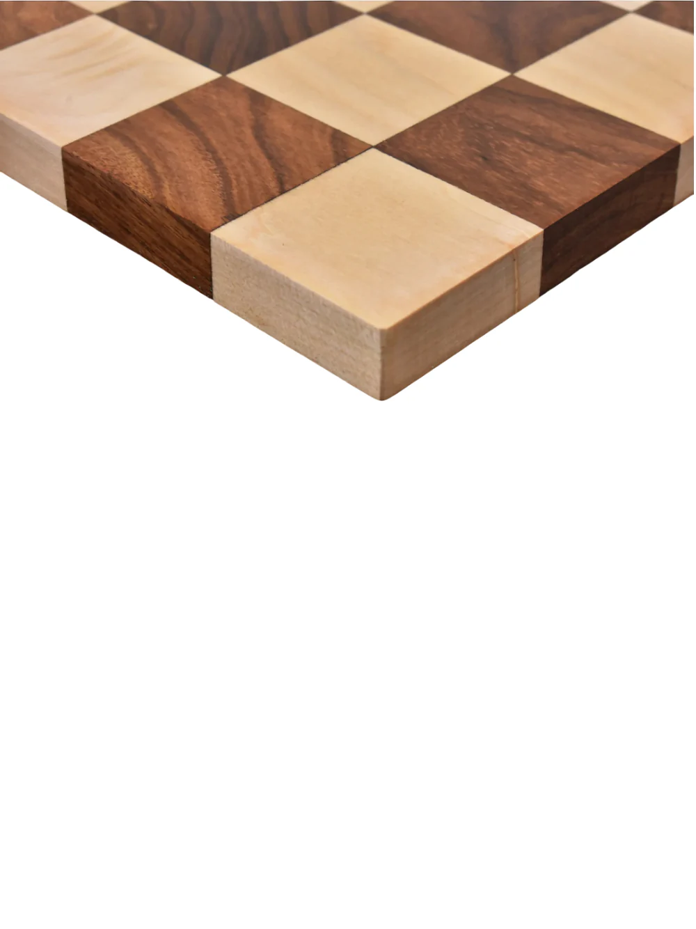 3.4" Minimalist Tower Series Weighted Chess Set - Golden Rosewood Pieces, Board & Box - Image 9