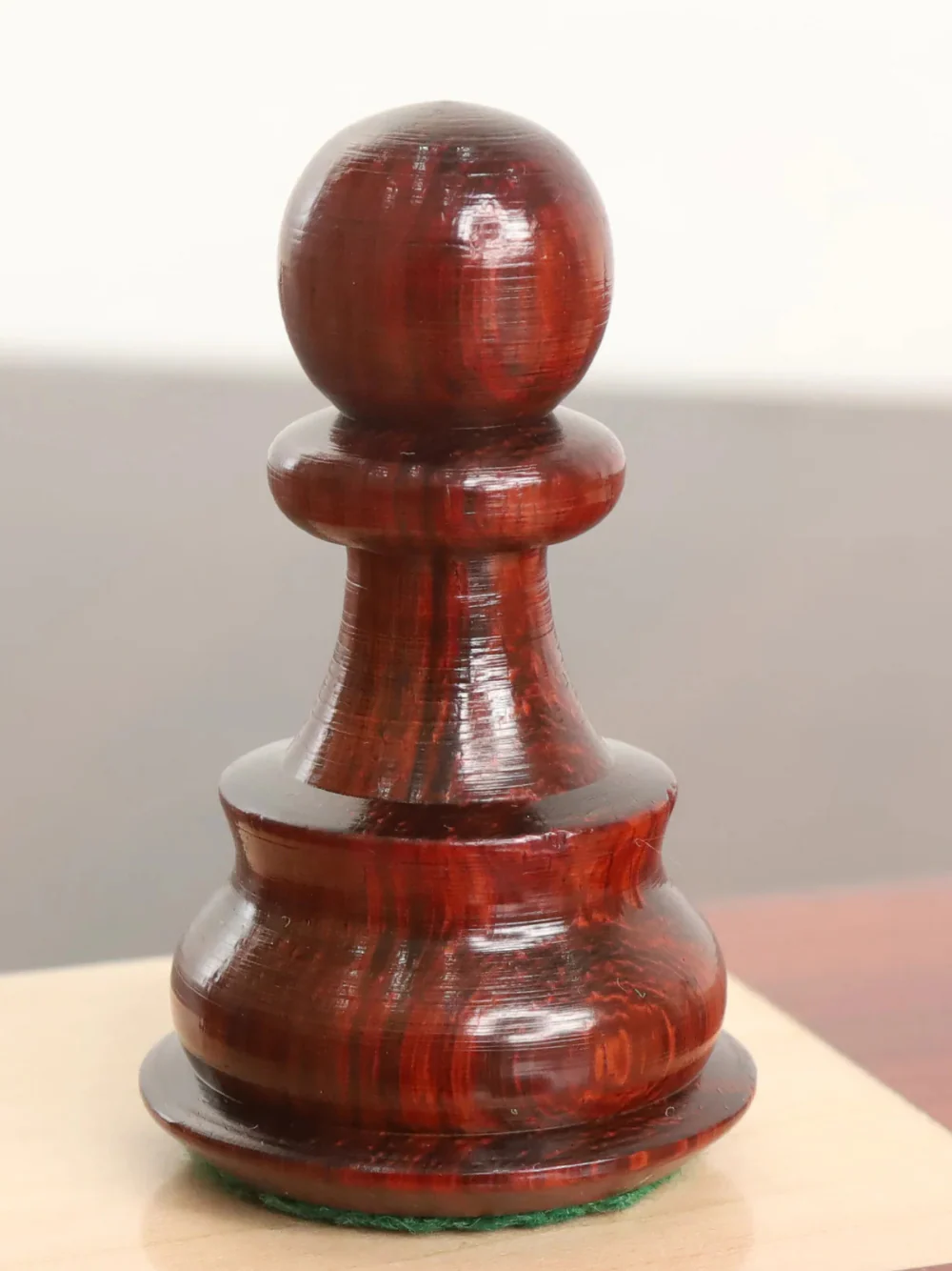 3.9" Russian Zagreb 59' Chess Pieces  Double Weighted Bud Rose Wood - Image 6