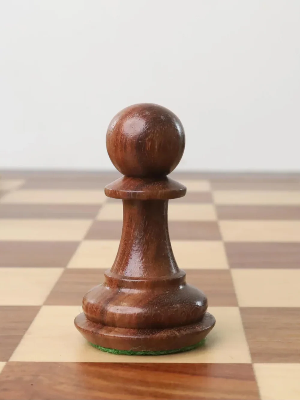 4.2" Supreme Luxury Golden Rosewood Weighted Chess Pieces - Image 7