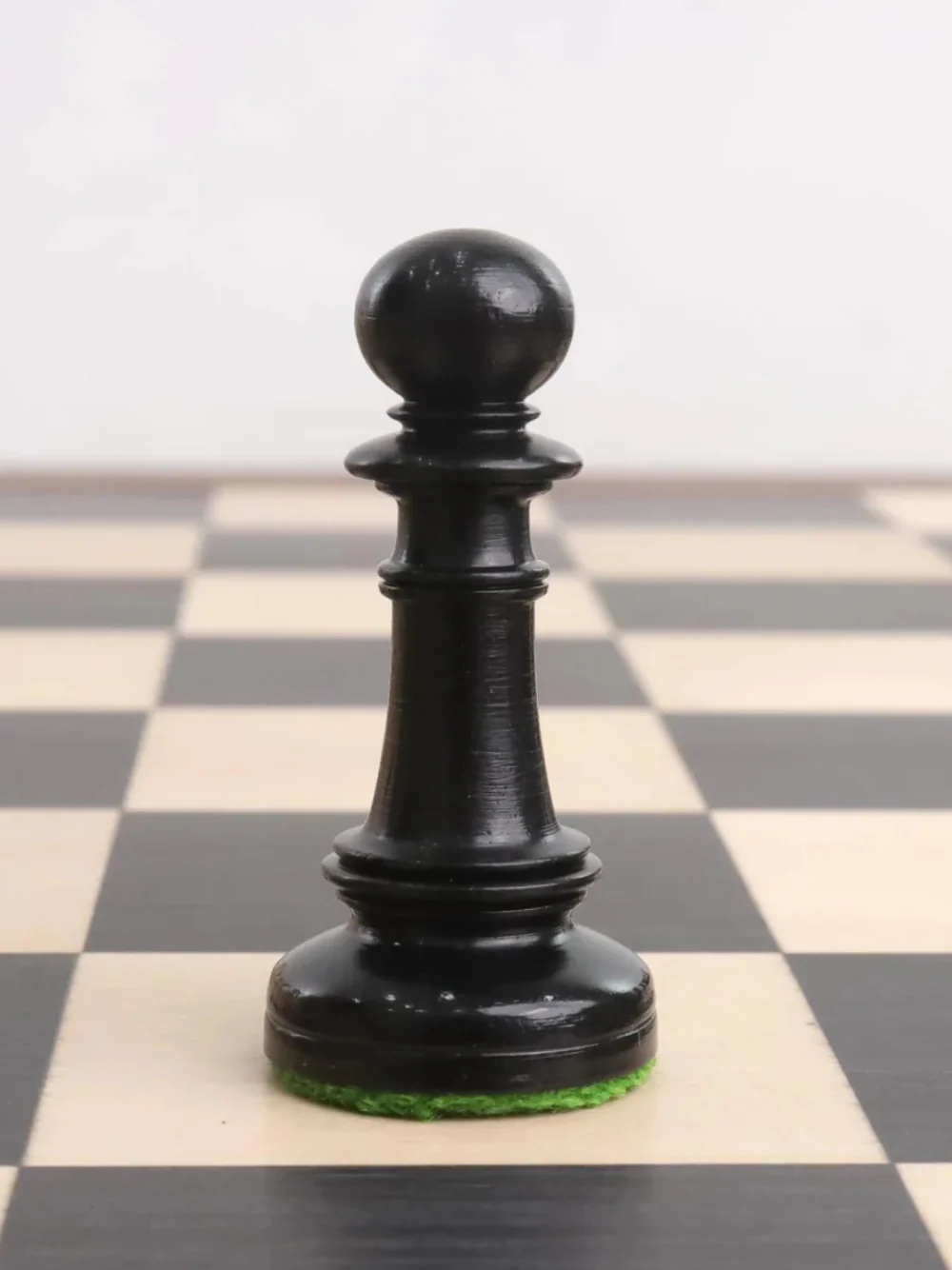 4" Edinburgh Northern Upright Pre-Staunton Chess Pieces Only Set - Ebony Wood - Image 12