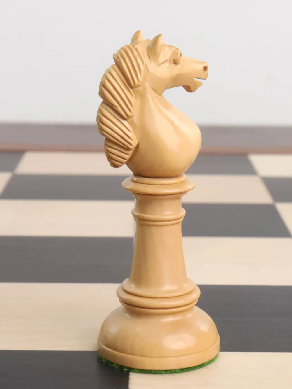 4" Edinburgh Northern Upright Pre-Staunton Chess Pieces Only Set - Ebony Wood - Image 5