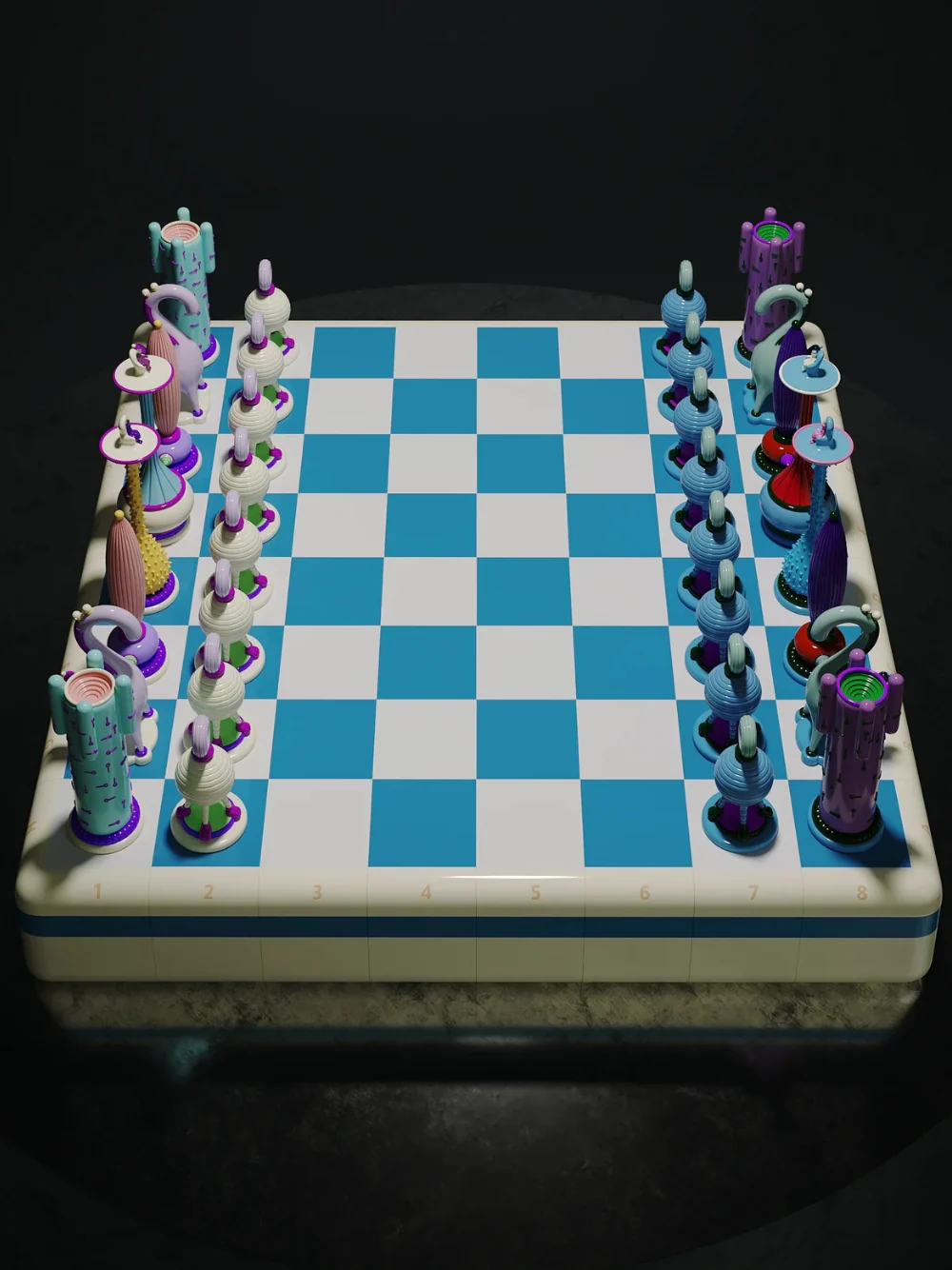 Another Kingdom: Light Stage Chess Set - Image 7