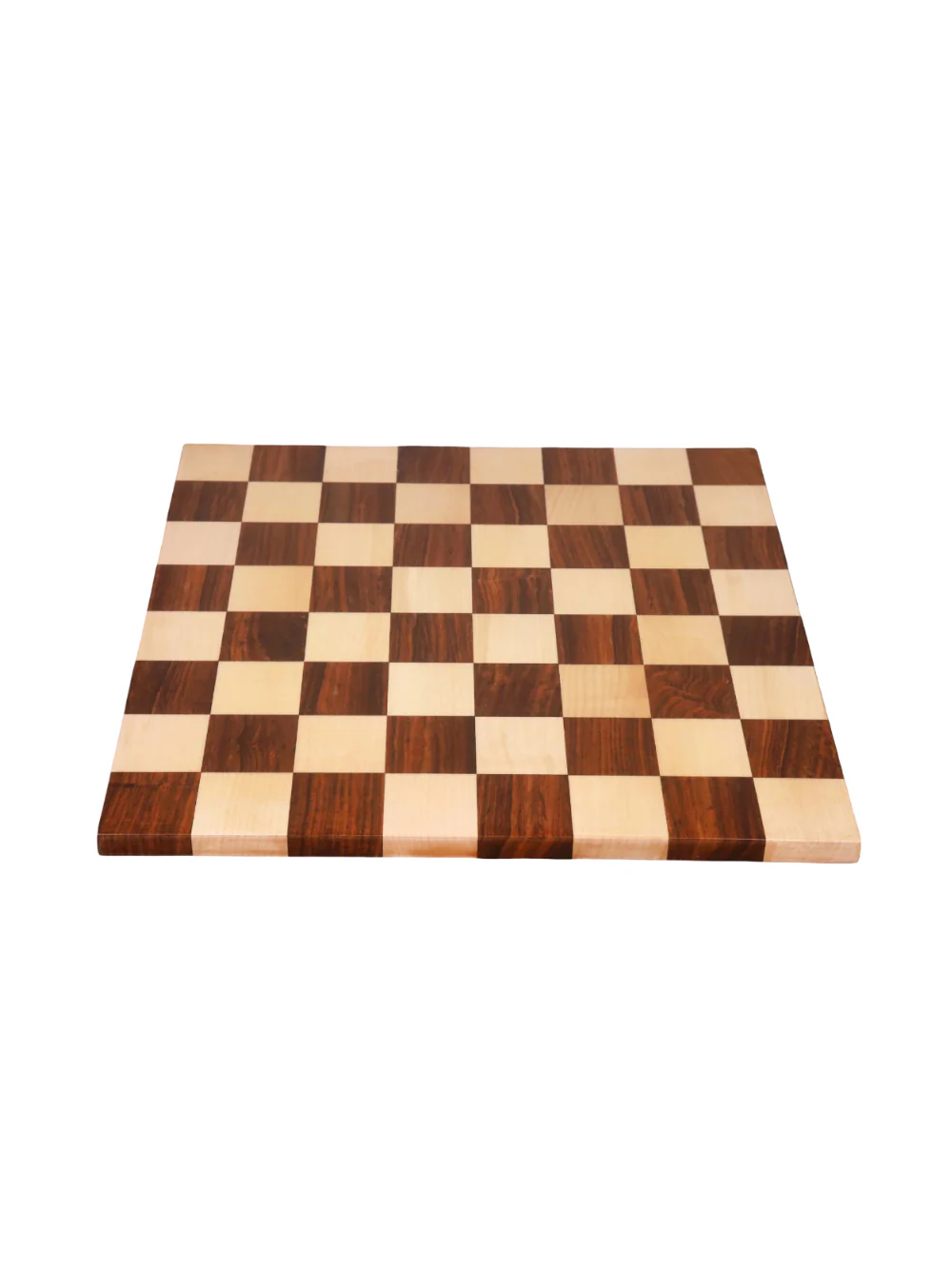 Borderless Golden Rosewood & Maple Chess Board
