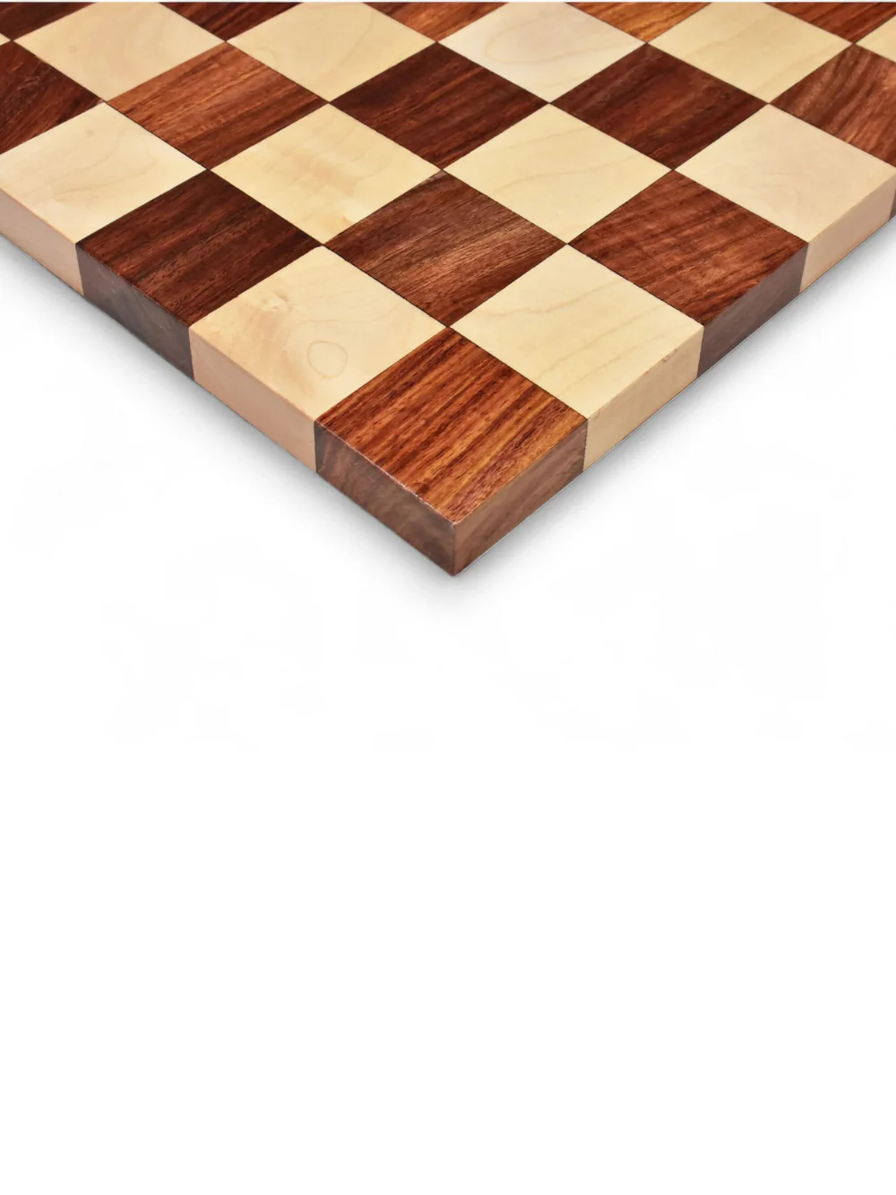 Borderless Golden Rosewood & Maple Chess Board - Image 4