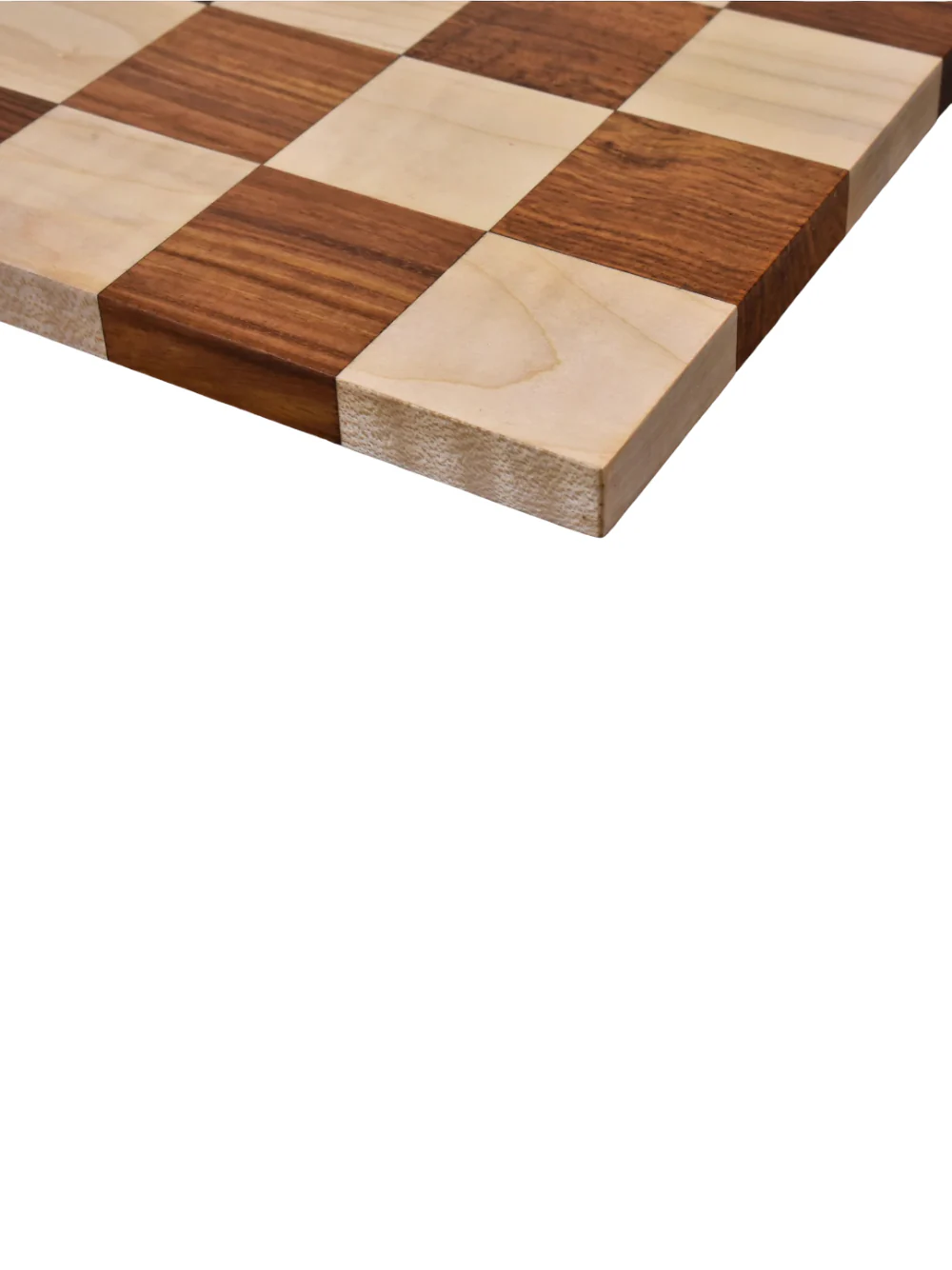 End Grain Golden Rosewood & Maple Chess Board - Image 4