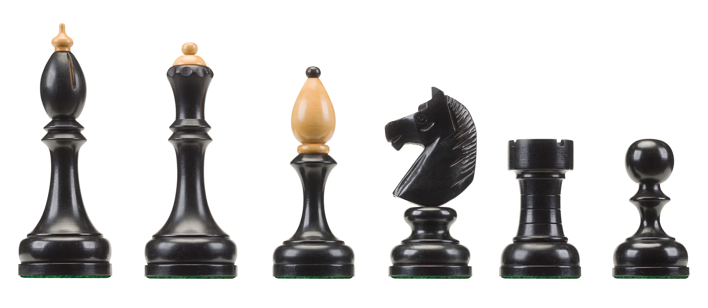 DGT Czech Club Wooden Chess Pieces - Image 3