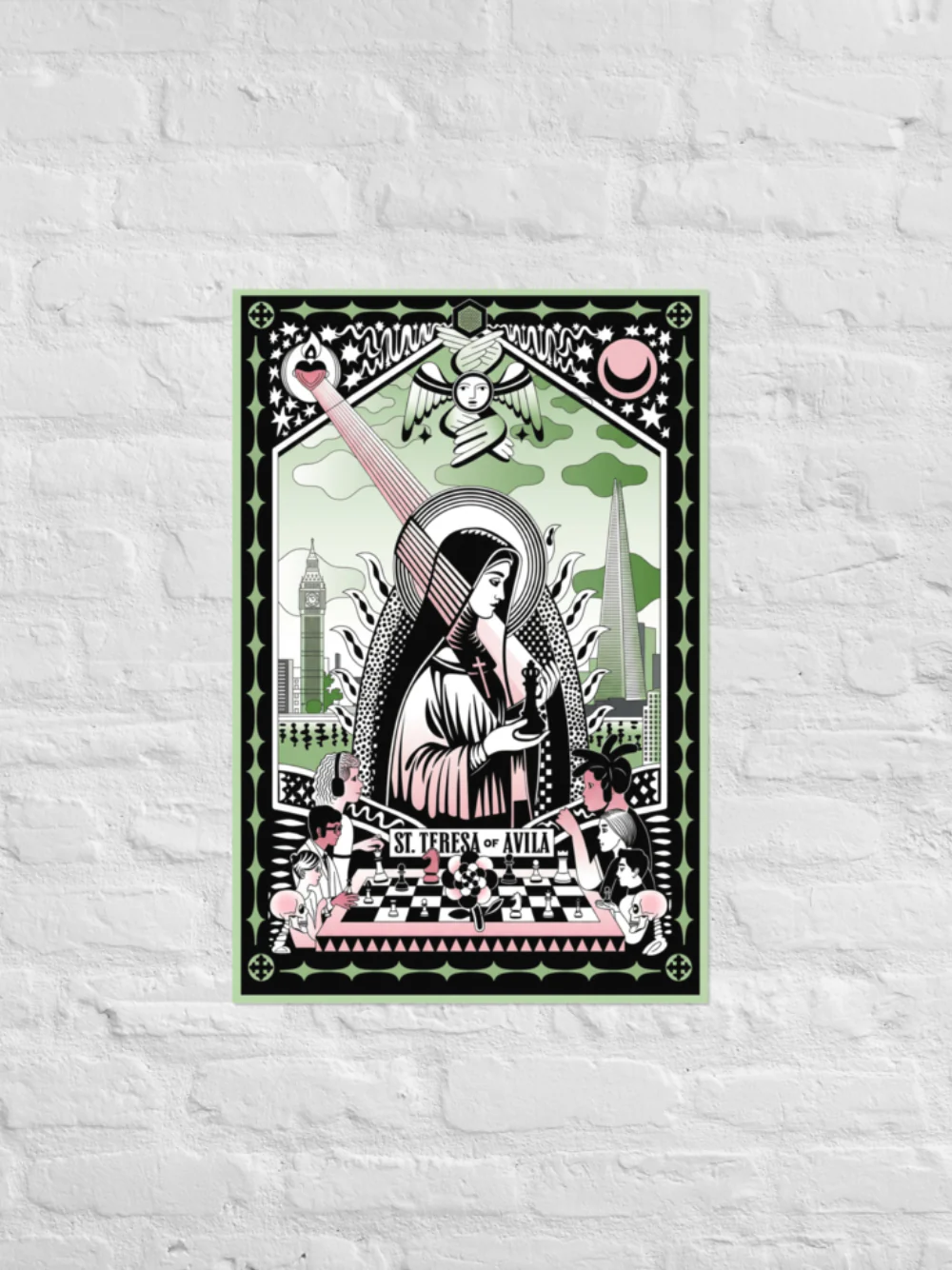 St. Teresa Print Dye Poster - Image 3