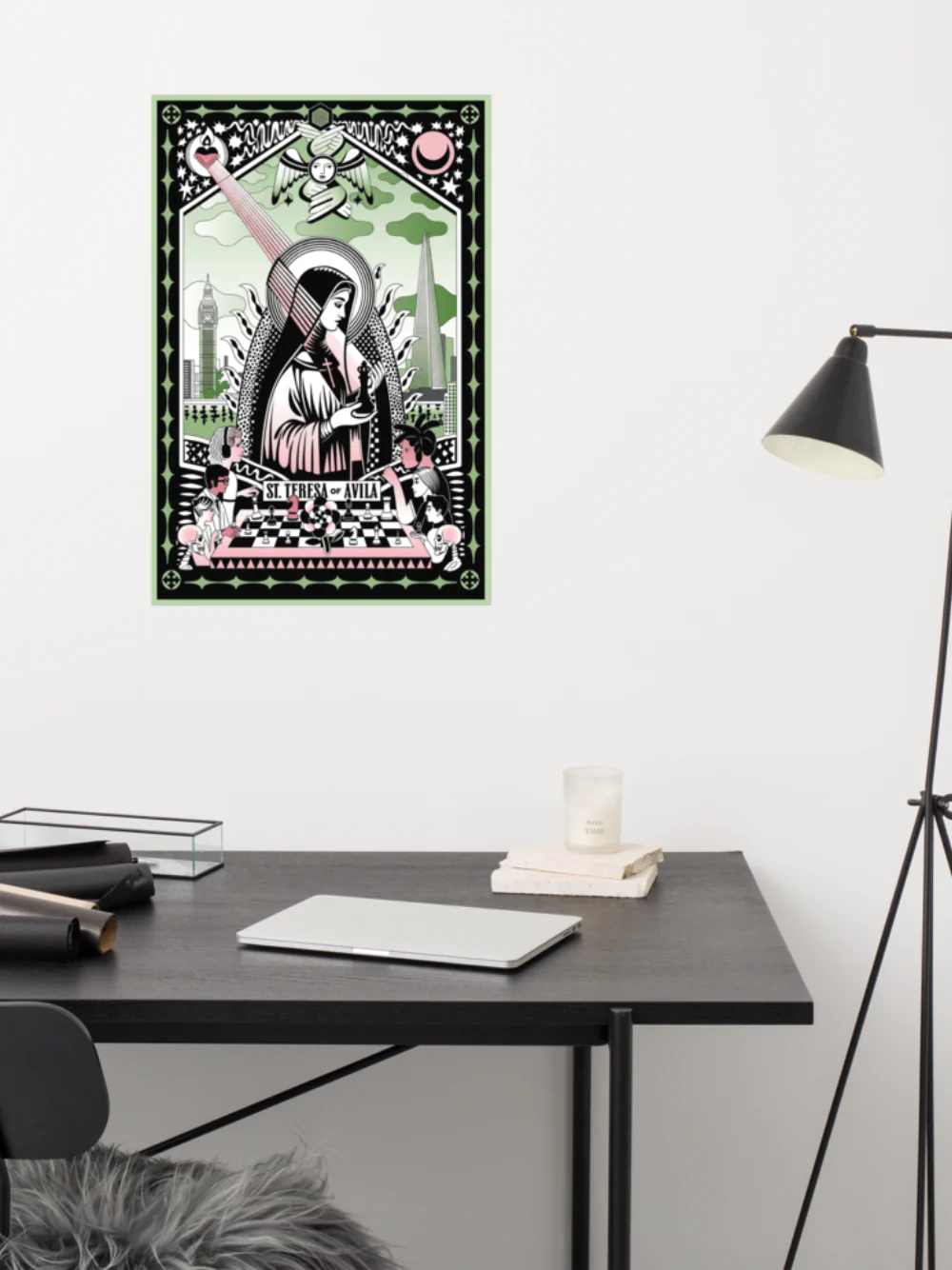 St. Teresa Print Dye Poster - Image 5