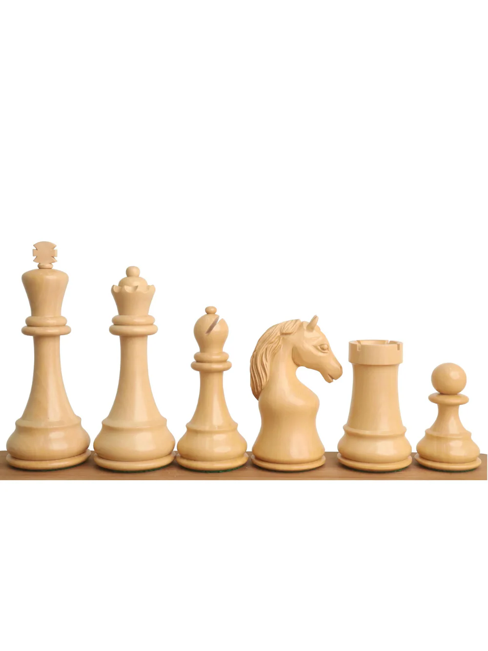5″ Piatigorsky Cup Reproduced Chess Set - Chess Pieces Only - Ebony Wood - Image 3