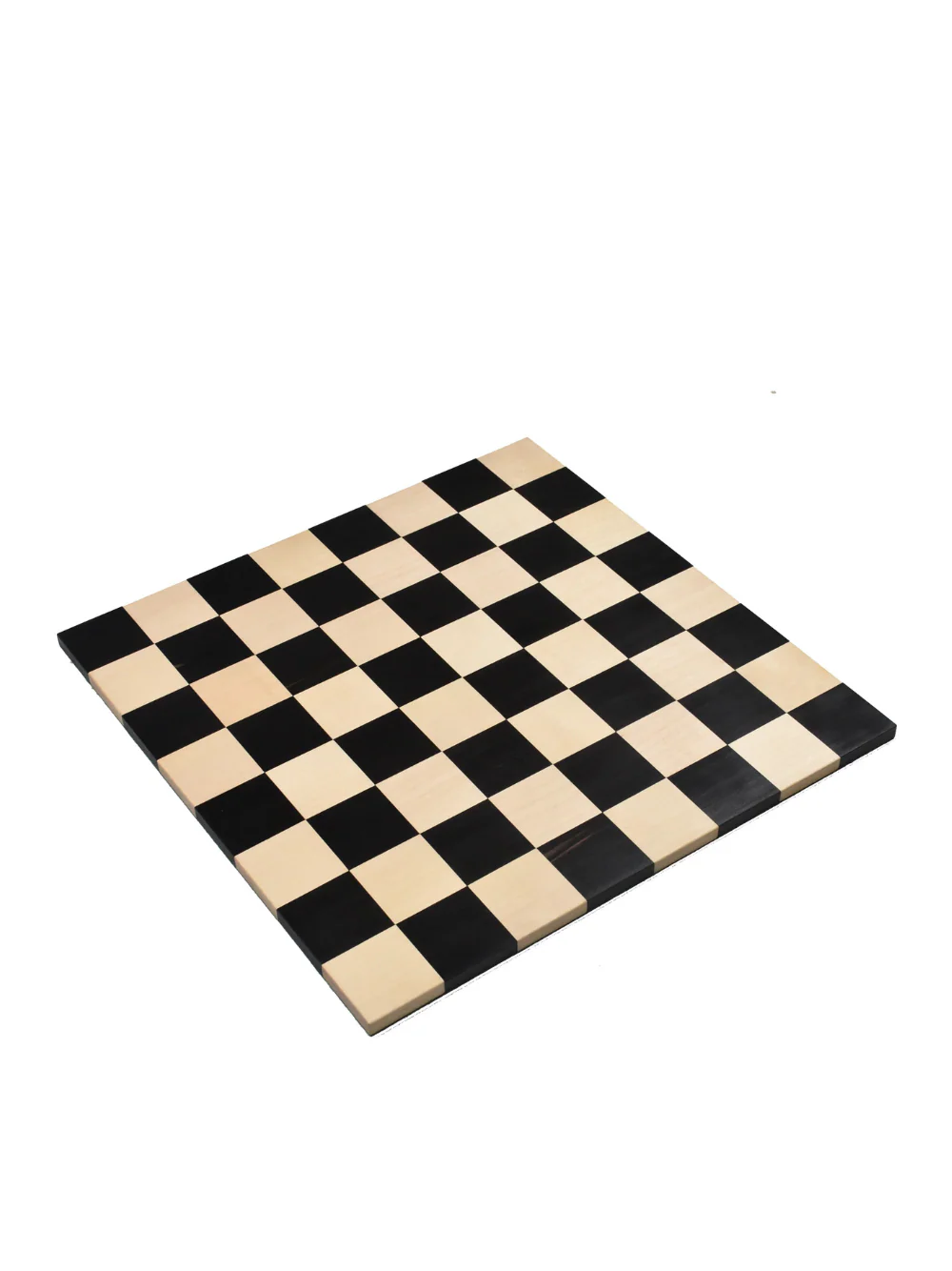 Solid Wood Roll Up Travel Chess Board in Ebony & Maple Wood - Image 5