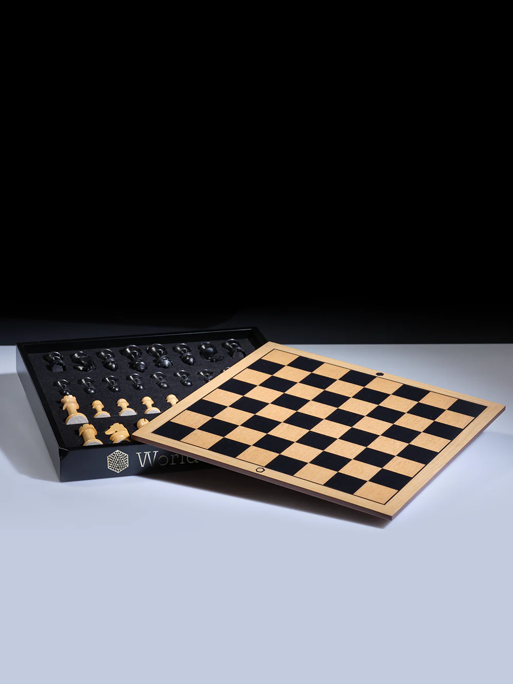 World Chess Cabinet Set with Drawer - Image 4