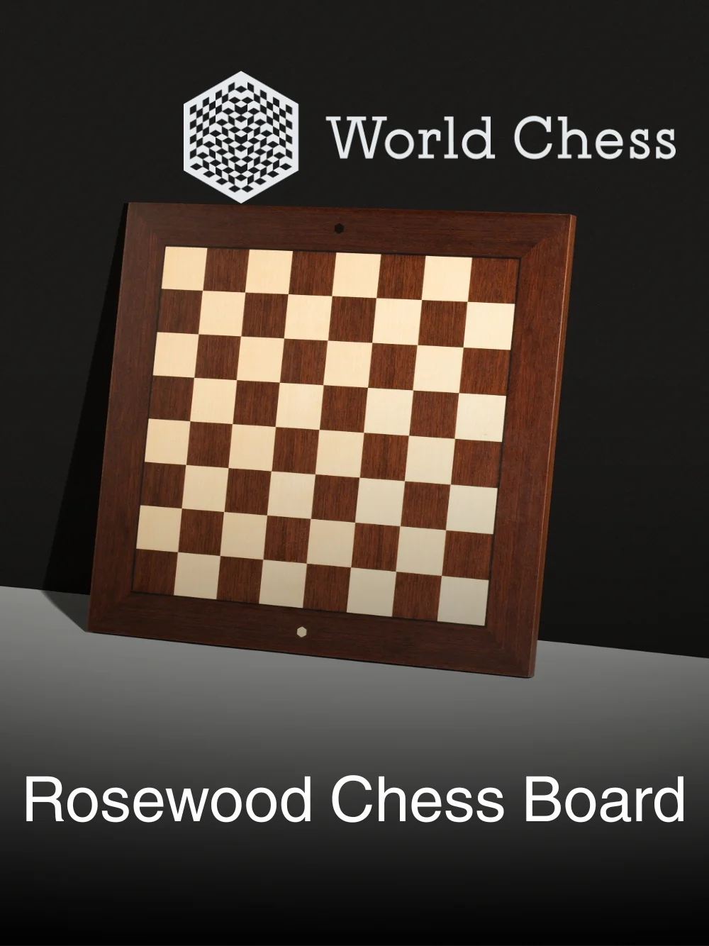 World Chess Rosewood Chess Board - Image 4