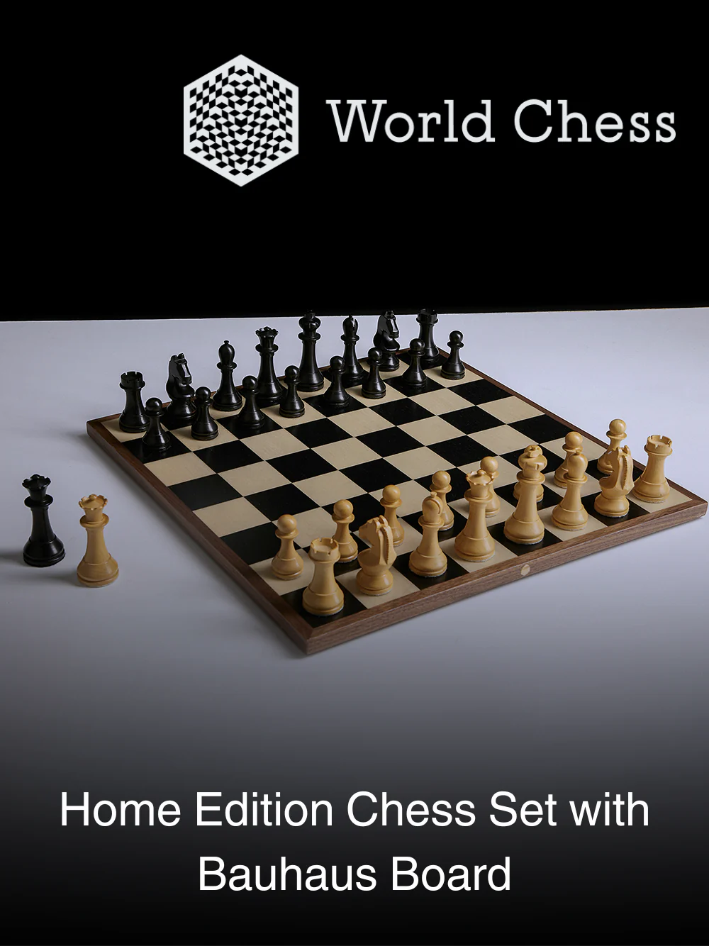 Home Edition Chess Set with Bauhaus Board - Image 4